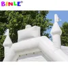 White Mini Inflatable Bouncy Castles Kids Jumping Bounce Castle House Outdoor Commercial Inflatables Bouncer For Sale