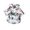 Estilo havaiano Roupa de animal de estimação Pet Dog Beach Camisas Colete Pequeno Grande Cão Chihuahua T-shirt Floral