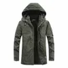 육군 녹색 군사 재킷 야외 파카 코트 전술 면화 코트 겨울 재킷 남자 패션 코트 의류 고품질 Thicken 211014