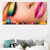 Modern Wall Art Pôsteres e impressões Charming Girl Women Pintura lona fotos para sala de estar Decoração de casa sem fragmentação