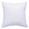 40 * 40快適な柔らかい熱伝達シンプルな白いソファークッションリビングルームの枕ケースベッドのベッドの中心部の中心部