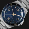 Bell Ross Top Luxury Brand armbandsur Rostfritt stål Strap Belt Business Gentleman Premium Waterproof Quartz Watch Men's215e