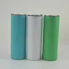 Glow in the Dark Tumblers 6 kleuren Sublimatie Spaties