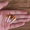 wholesale 100 pieces 2ml 16*26mm Glass Bottles with Golden Caps Mini Tiny Jars Vialsgood qty