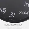 Otros relojes Accesorios 1pc Creativo Decoración matemática Reloj de pared Hogar Aula