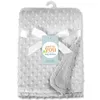Koce Swaddling Baby Koc Born Thermal Soft Fleece Zima Solid Solid Set Cotton Kołdra Innoption Wrap Wrap