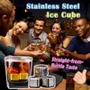 Cubes de refroidissement pour boissons recyclables, nouvelles pierres à whisky, ensemble de glaçons en acier inoxydable de qualité, refroidissement du vin, outil de Bar de fête