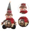 Poupée de bonhomme de neige Joyeux Noël Décor pour la maison Ornements Père Noël Accessoires de Noël Navidad Noel Kerst Y201020