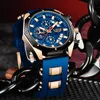 LIGE Moda Uomo Orologi Top Brand di Lusso Orologio Sportivo in Silicone da Uomo al Quarzo Data Orologio da Polso Impermeabile Cronografo 220225