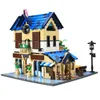 1298 шт. Модель Строительные Комплекты Блоки Французской страны Вилла DIY Дома Развивающие игрушки для детей