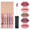 Teamason 5 stks Naakt Matte Vloeistof Lippenstift Set Sexy Rood Fluwelen Lip Gloss Waterdichte Langdurige Makeup Lippen Tint Cosmetische Schoonheid