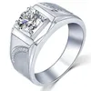 Damskie pierścienie kryształowe biżuteria pierścień cyrkon kreatywność symetryczna rysunek diamentowy klaster do stylów taśmowych