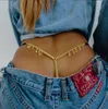 Handgjorda Metall Midja Bukkedjor Bokstäver Hängsmycke Smycken För Kvinnor Sumber Strand Anpassad Namn Sexig Bikini Body Chain Belt