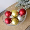 Decorazione del partito 6 Pz/set 2021 Arrivi Matte Chic Porta Di Natale Appeso Palline di Palline Ornamento Complementi Arredo Casa Anno 3 Colori