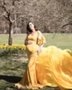 Elegante schouderloze moederschap fotografie rekwisieten lange jurk voor zwangere vrouwen fancy zwangerschap jurk maxi jurk foto schieten