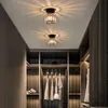 Luxe Crystal Plafondlamp E27 gangpad Corridor Lamp garderobe balkon Creatieve entree Hall LED plafondverlichting