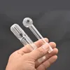 2pcs mini bulle en verre fumer les conduites d'eau avec un filtre perc dab paille grément