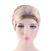 Bonnet Crâne Caps Femmes Imprimé Chapeau Musulman Bonnet Skullies Chemo Cap Islamique Sommeil Nuit Bonnet Tête Tie Dye Turban Plissée Fashio2755