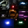 100ピースの黄色の1LED COB 158 W5W 2825 168 192 194 T10ウェッジのための12Vのための12Vのための12Vドームマップドアのライセンスプレートライト