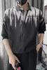 Mode d'été Chemises Demi Manches Chemise Décontractée Lâche Hip-Hop Harajuku Chemise Streetwear Social Party Blouse camisa masculina 210527
