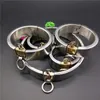 Bondage 3CM Wide Handmade Stainless Steel Heavy Slave Wrist Ring Handcuffs Collar Anklet Fetter Locks set Adult Bondage sex toys for Men and Women #766