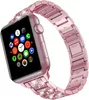 Pulseira de joalheria pulseira Apple Watch Strap Se 6 Banda 44mm 40mm Bling Caixa de vidro temperado Protetor de tela para iwatch6533155