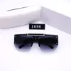 2021 nouvelles lunettes modernes rétro grandes lunettes de soleil tendance conjointes ins vent rue tir modèle 1696 avec boîte