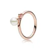 100% autentico anello in argento sterling 925 Pan 15 stile oro rosa impilabile stelle del partito anelli per le donne regalo di gioielli di marca argenti originali