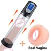 2022elektrik penis pompası vakum erkek mastürbatör usb otomatik genişletici ereksiyon penil büyütücü seks oyuncakları erkekler için shop3273608