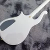 Den vita Prince Cloud Guitar klassiska elektriska gitarr sperma symbol inlays handgjorda OEM Guitarra