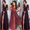 Casual Dresses Fashion Luxury High Waist Long Sleeve Women Lace Party Ball Gown Formal Wedding Dress