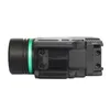 Taktisk LED-ficklampa Jakt Scopes Rödgrön Dot Laser Sikt med Picatinny Rail Mount för pistol Handgun Gun Rifle