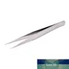 Ferramentas artesanais Reta Elbow Head Tweezer 9.5cm Aço Inoxidável Industrial Anti-Static Tweezers WatchMaker Reparo