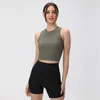 Yoga Tank Tops Running Fitness Sports Vest Gym Clothes Women Workout Shirt Solid Color Casual Blouses
