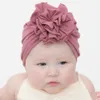 15 Styles Cute Infant Toddler Hat Unisex Hand-made Flower Knot Turban Cap Kids Headbands Caps Baby Soft Cotton Hairband Hats w-01175