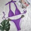 Vintage Rhinestone Mayo Kadınlar Bikini Kristal Elmas Bikini Set Mayo Kadın Lüks Aristokrat Bodycon Yüzme Takım Elbise