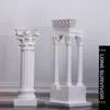 Grekisk Forntida Stad Temple Arkitektonisk Modell Roman Kolumn Ornament Europeisk stil Dekoration Inredning Resin Skulptur