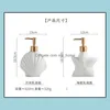 Aessories Bath Home & Gardenstarfish Shell Shape Ceramic Liquid Soap Dispenser Sub-Bottling Shower Gel Bottle Hand Sanitizer Container Bathr