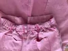 Tweedelige jurk High Street lente herfst denim rok set dames korte roze jeans lange mouw blazers tops en slim gesneden rokken pak4895933