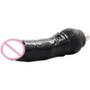 Fredorch super grande vibrador preto para a mquina do sexyo a2 f2, acessrios metralhadora 3xlr conector brinquedos mulher ma