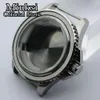 40mm silver sterilt fodral Sapphire Glass Fit ETA 2836 Miyota 8205 8215 821A Mingzhu DG2813 3804 Seagull 1612 Movement237Q