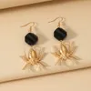 Dark spider earrings exaggerated cross-border hot girls on the streets Cool spider creative design Earrings