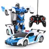 Transformation Robots Sports Vehicle Model Toys Cool Deformation Car Kids Educational Fighting Gifts For Boys