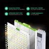 BESTVA Led Grow light 1000W Full Fpectrum board LM301B Mean Well Driver Dimmable Lamp for plants grow tent