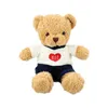 30 cm Nieuwe Teddy Bear Doll Knuffels Zachte Kerstmis Gevulde Dieren Speelgoed Kinderverjaardag Geschenken Paar Confesse Gift Levert Groothandel