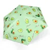 Küçük Moda Katlanır Şemsiye Yağmur Meyve erkek Mini Cep Şemsiye Kız UV Koruma Su Geçirmez Taşınabilir Seyahat 210721