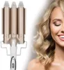 Curling Iron 3 Barrel Curling Iron 1 Inch Hair Wavers Adjustable Temperature Curling Wand Tongs Crimping Bubble Styling Tool7575275
