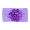 Neugeborene Mädchen Blumen Stirnbänder Kinder Turban Solide Baumwolle Haarband für Baby Elastische Kopf Wrap Haar Zubehör Bandeau