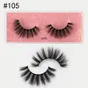 Handgjorda återanvändbara 3D-falska ögonfransar Extensions Makeup Tillbehör för ögon Tjocka Naturliga Långa Fake Lashes Full Strip Mjukt ljus Lätt att bära 10 modeller