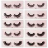 Mink Lashes Hela 10203050100pcs 3D Mink Eyelashs Pack Natural False Eyelashes Säljare Makeup Fake Eyelashes Bulk Party1273613